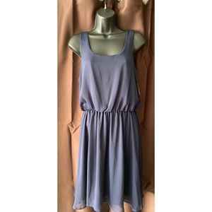 NWT - Simple Navy Dress with V-strap back - M